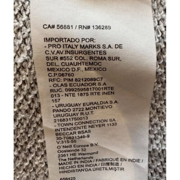 O’Neil Striped Blue & Cream Hoody XS, skater, street wear SKATEBOARD stripes - Picture 14 of 16